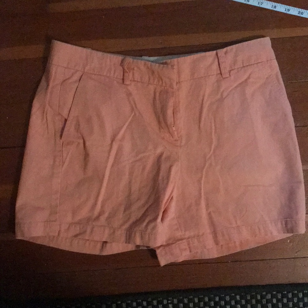 Salmon colored shorts size 10